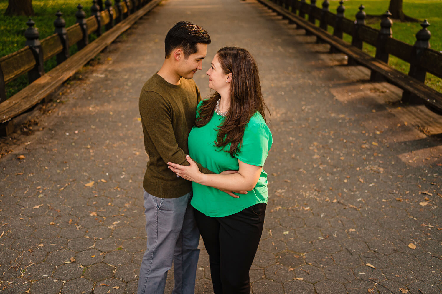 NYC Engagement Session at Bethesda Terrace in Central Park  