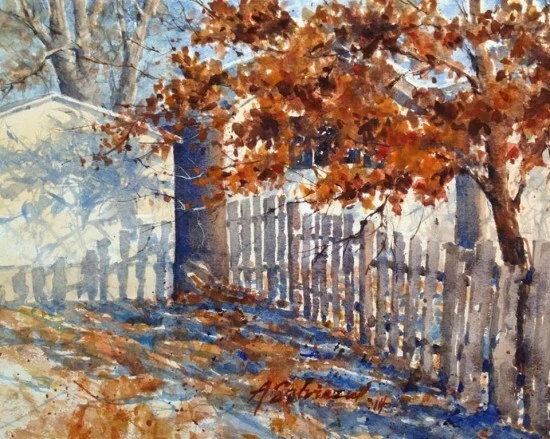 Fall Leaves & First Snow