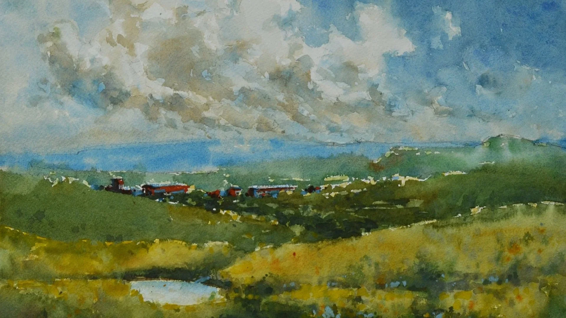 "Fox Fire Farms" received Best of Show in the Plein Air Painters of the Four Corners Members Exhibition, Fall 2024 - Juror John Cogan