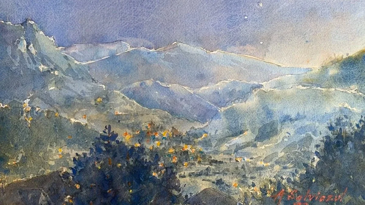 "View from Mary's Lake" received Nocturne Honorable Mention in the Estes Valley Plein Air Exhibition, Fall 2022 - Juror Margaret Jensen