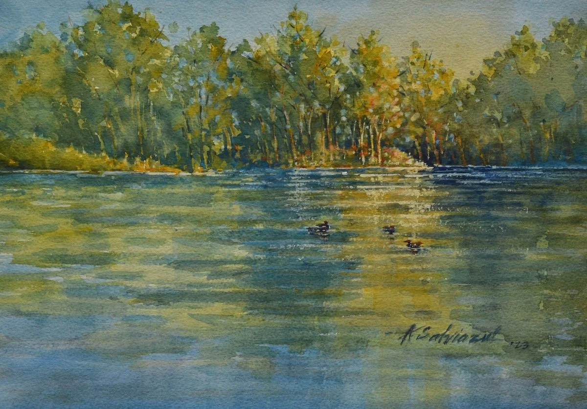 Morning at the Lake - $875