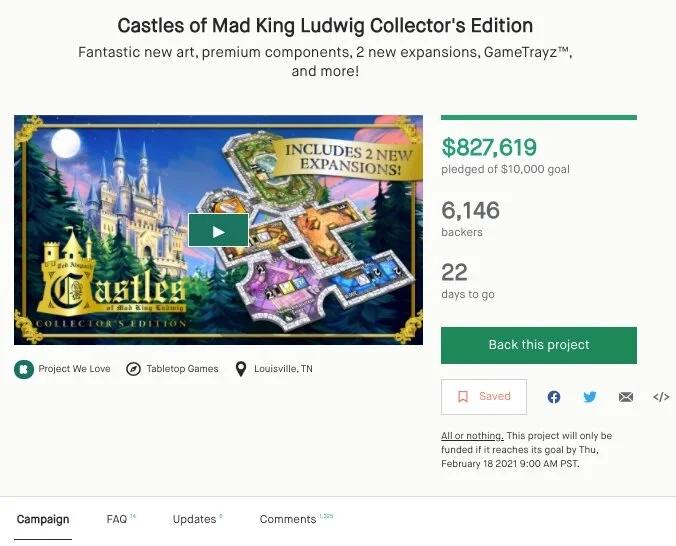 2/5: Castles of Mad King Ludwig Collector's Edition