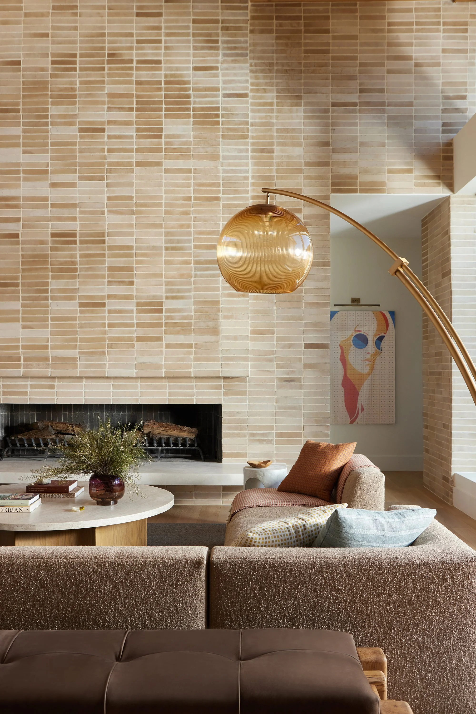 midcentury modern editorial living room design shot my Matti Gresham