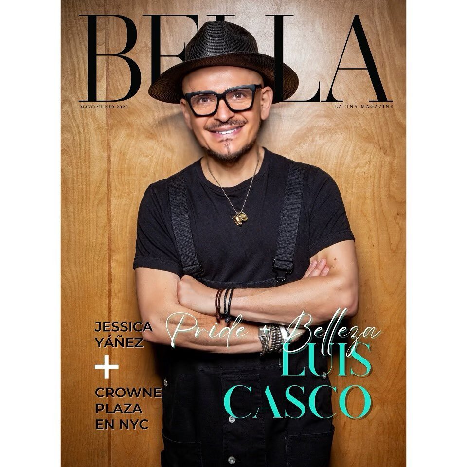 ✨Honored to be featured on the Pride &amp; Beauty issue of @bellamag.co sister #magazine @bellalatinamag ✨ Photos (more to come) by the awesome @gillestoucas ; Editor @vanessacoppes #outnow #prideissue #latinomua #luiscasco #luiscascomakeup&hellip;&h