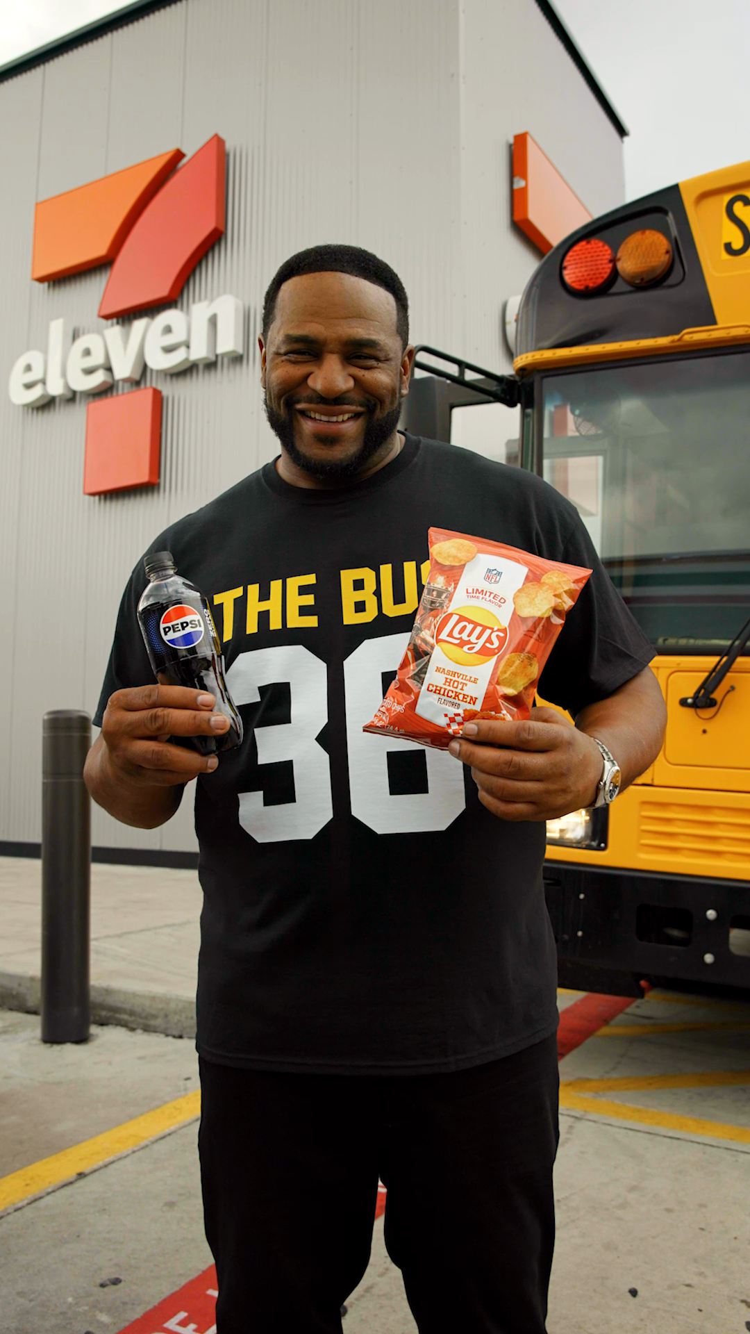 The Winning Combo: Jerome Bettis + 7-Eleven + Pepsi + Lay's