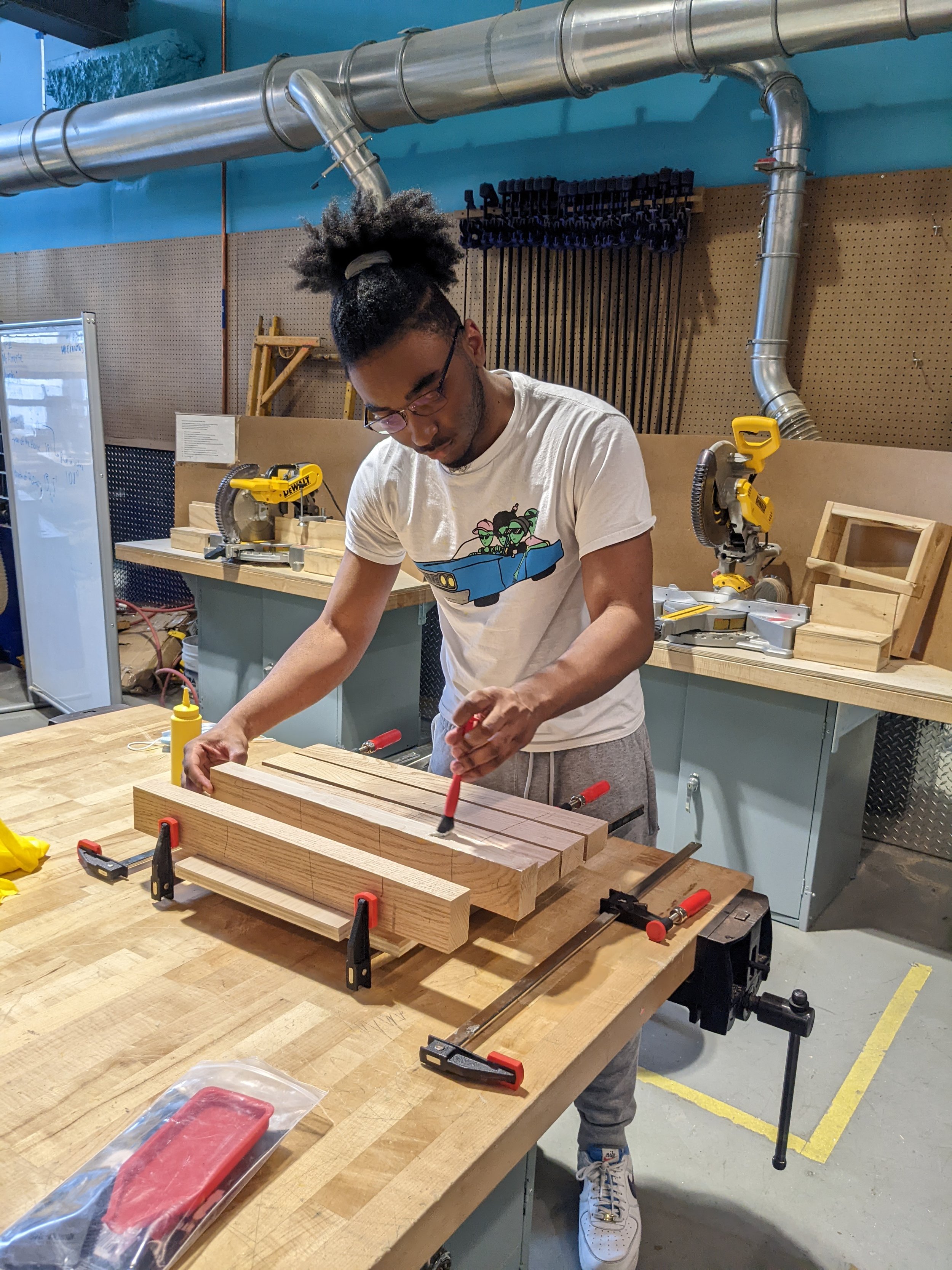 Learning to make panel glue ups