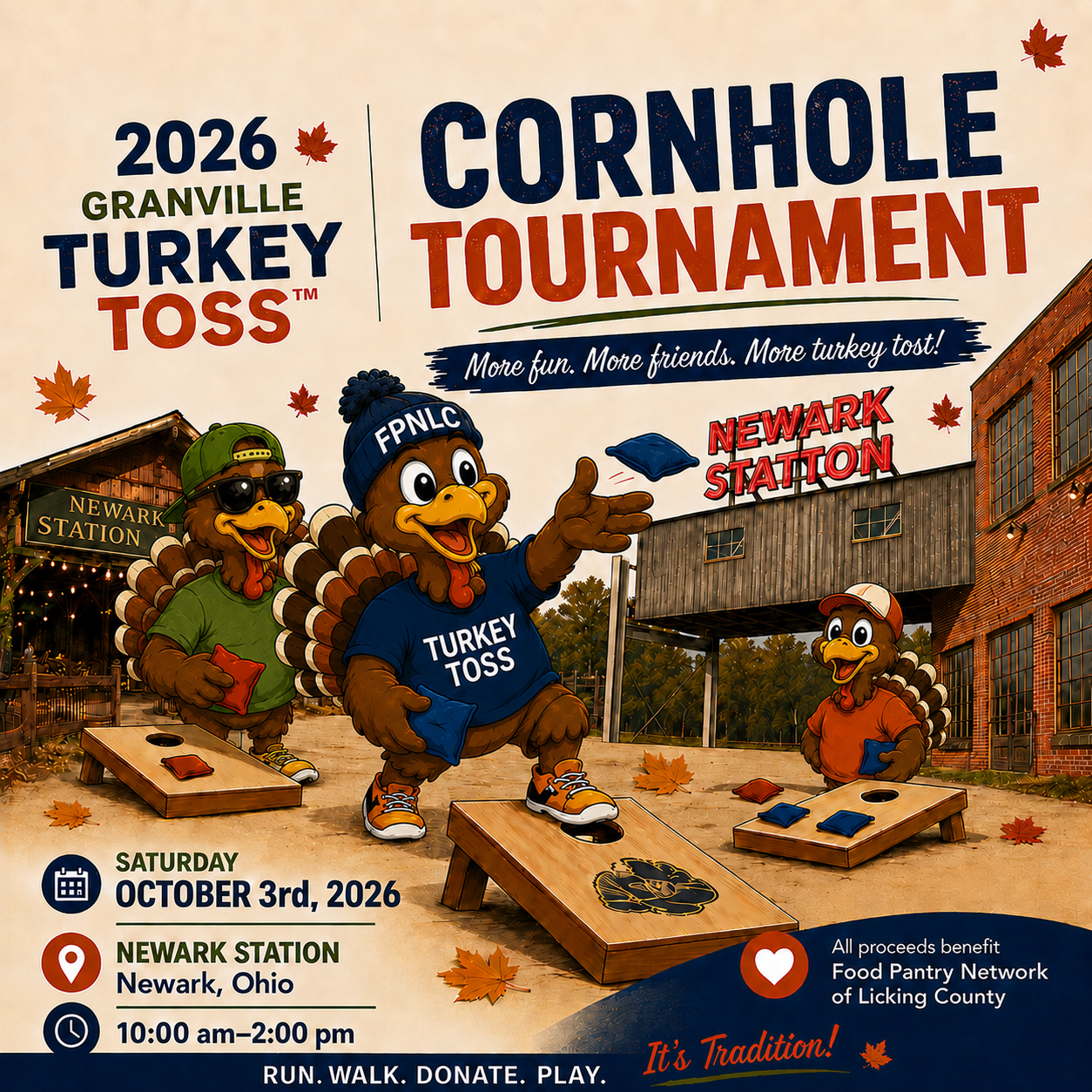 Turkey Toss Cornhole Tournament