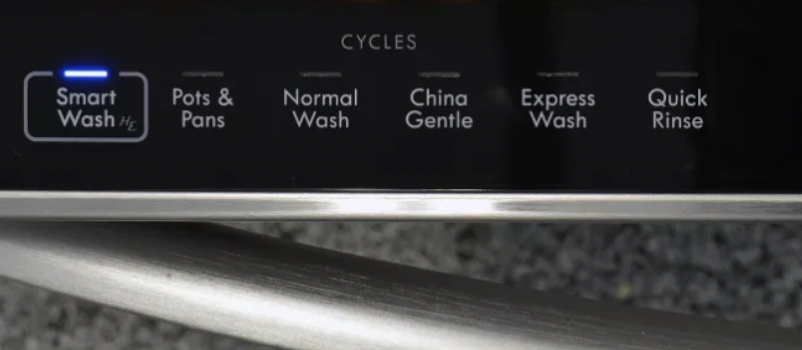 many dishwashers have the feature of “smart wash” - which uses less water and is a great energy saving feature.