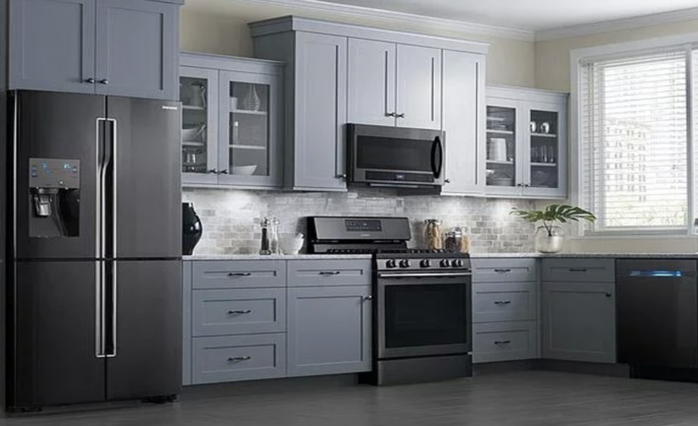 Black Stainless Steel Appliances Yay, Kitchen Cabinets That Match Black Stainless Steel Appliances In