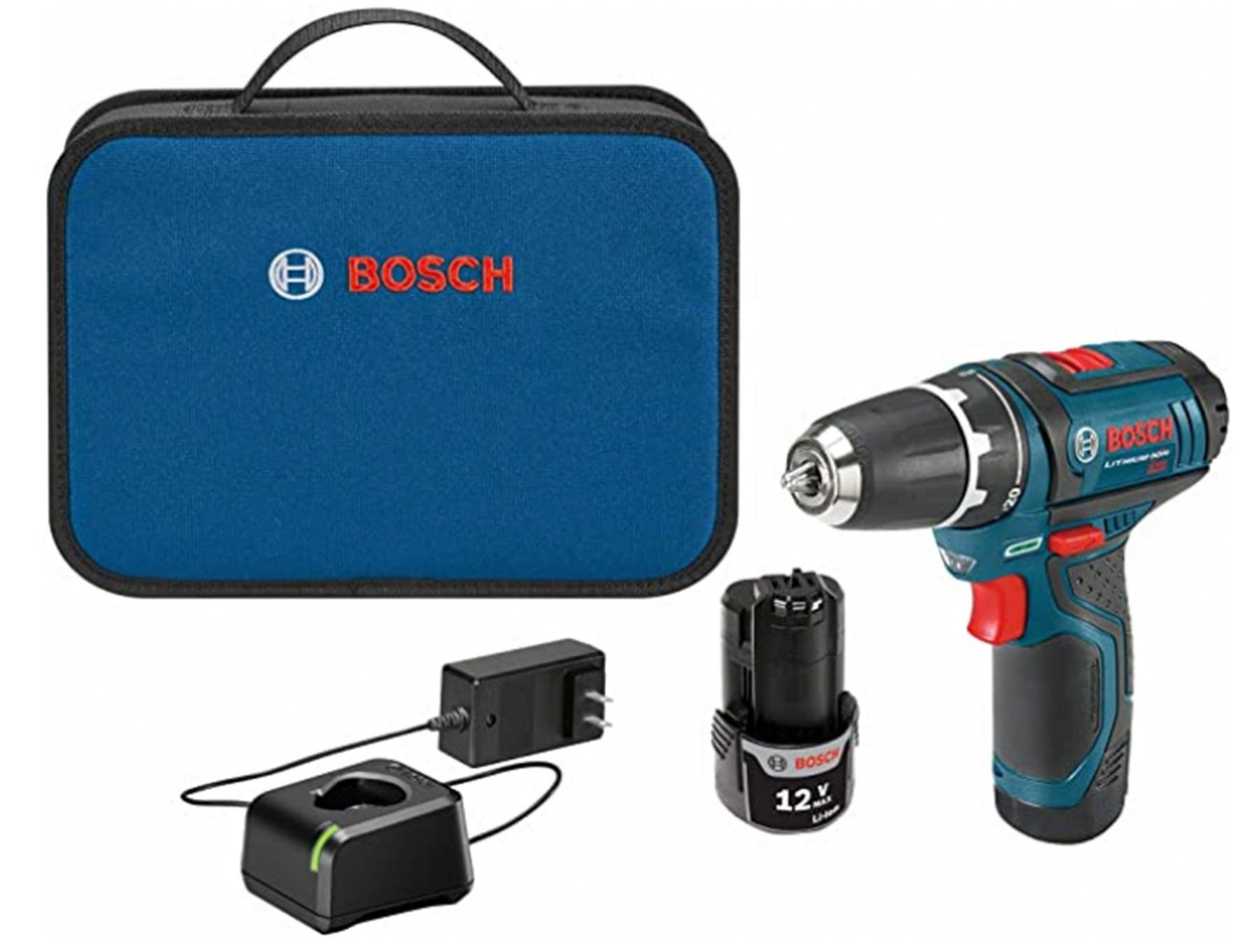 Bosch CLPK22-120-RT 12V Lithium-Ion 3/8 in. Drill Driver and Impact Driver Combo Kit 