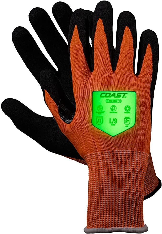 Coast SG400 High Visibility Nitrile Safety Gloves