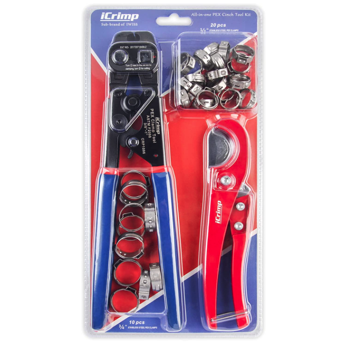 iCrimp Ratchet PEX Cinch Tool with Removing function
