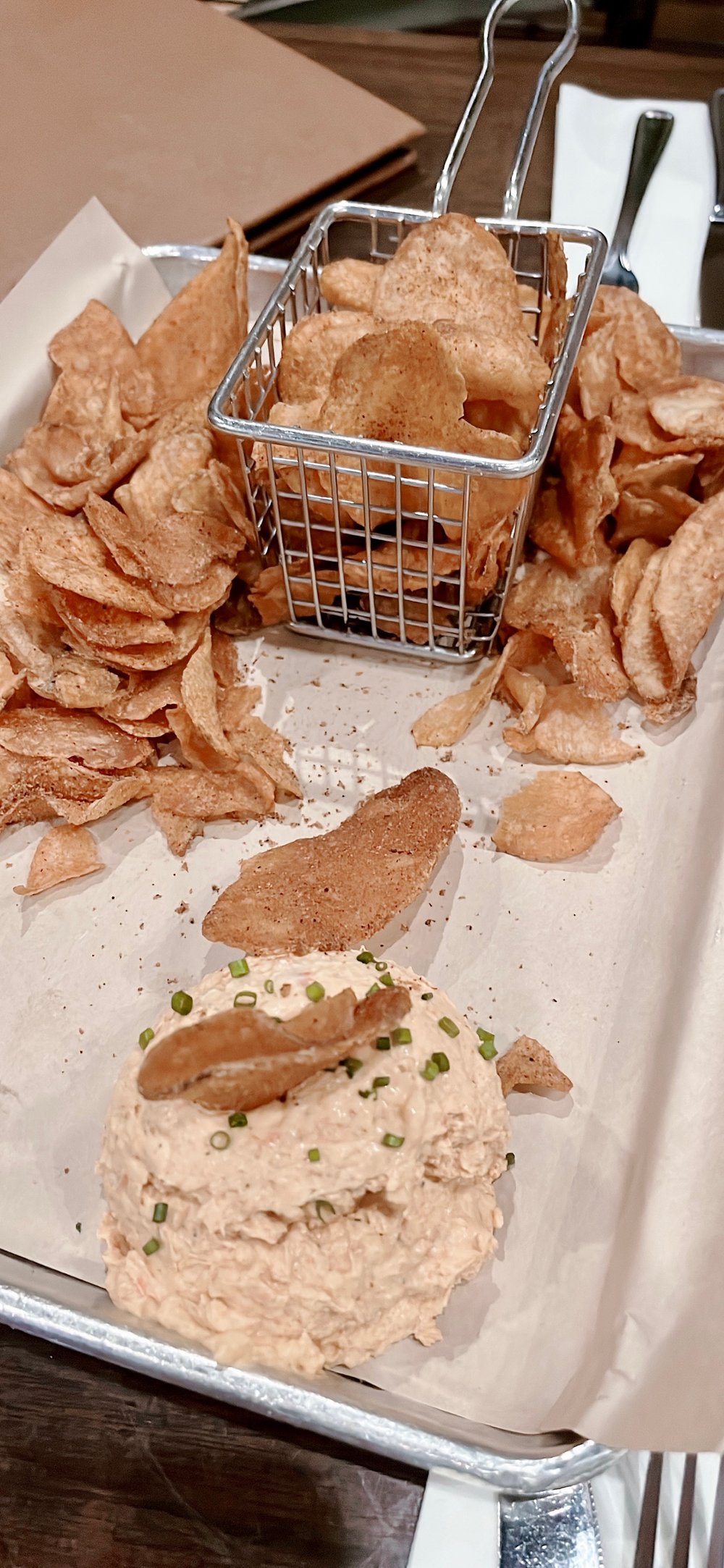  Pimento beer cheese and chips 