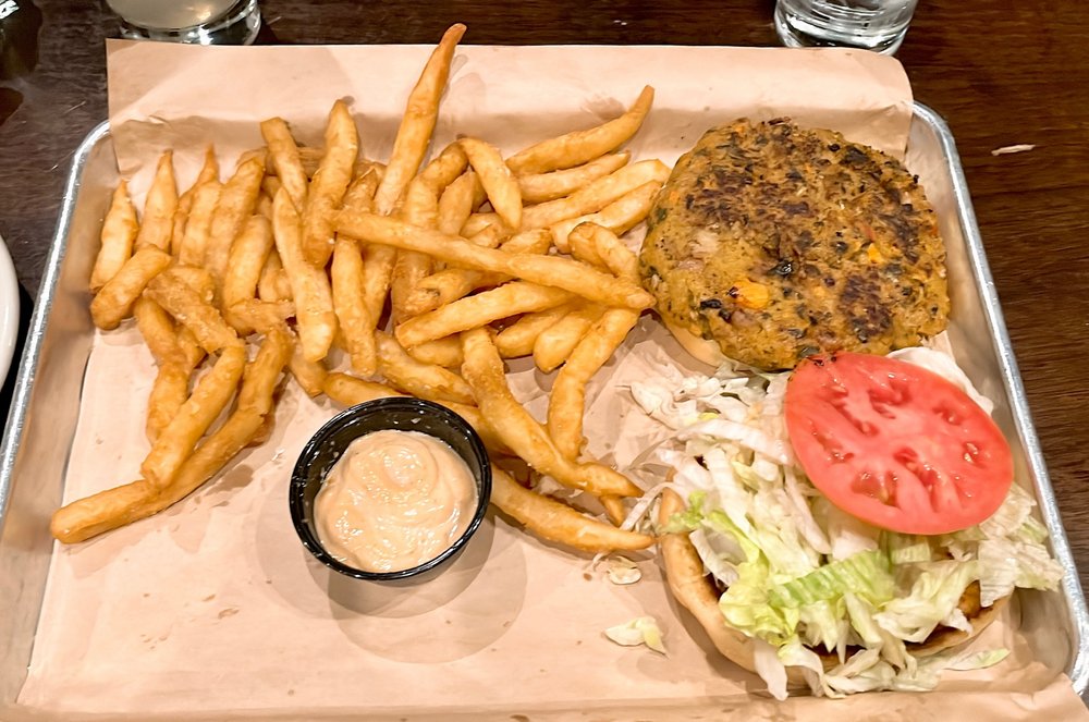  My veggie burger 