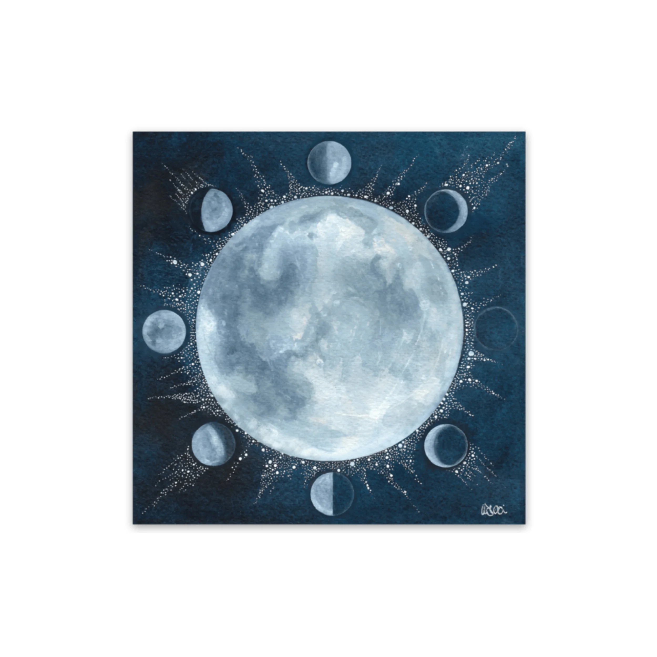 | Moon Phases | 3" Vinyl Sticker