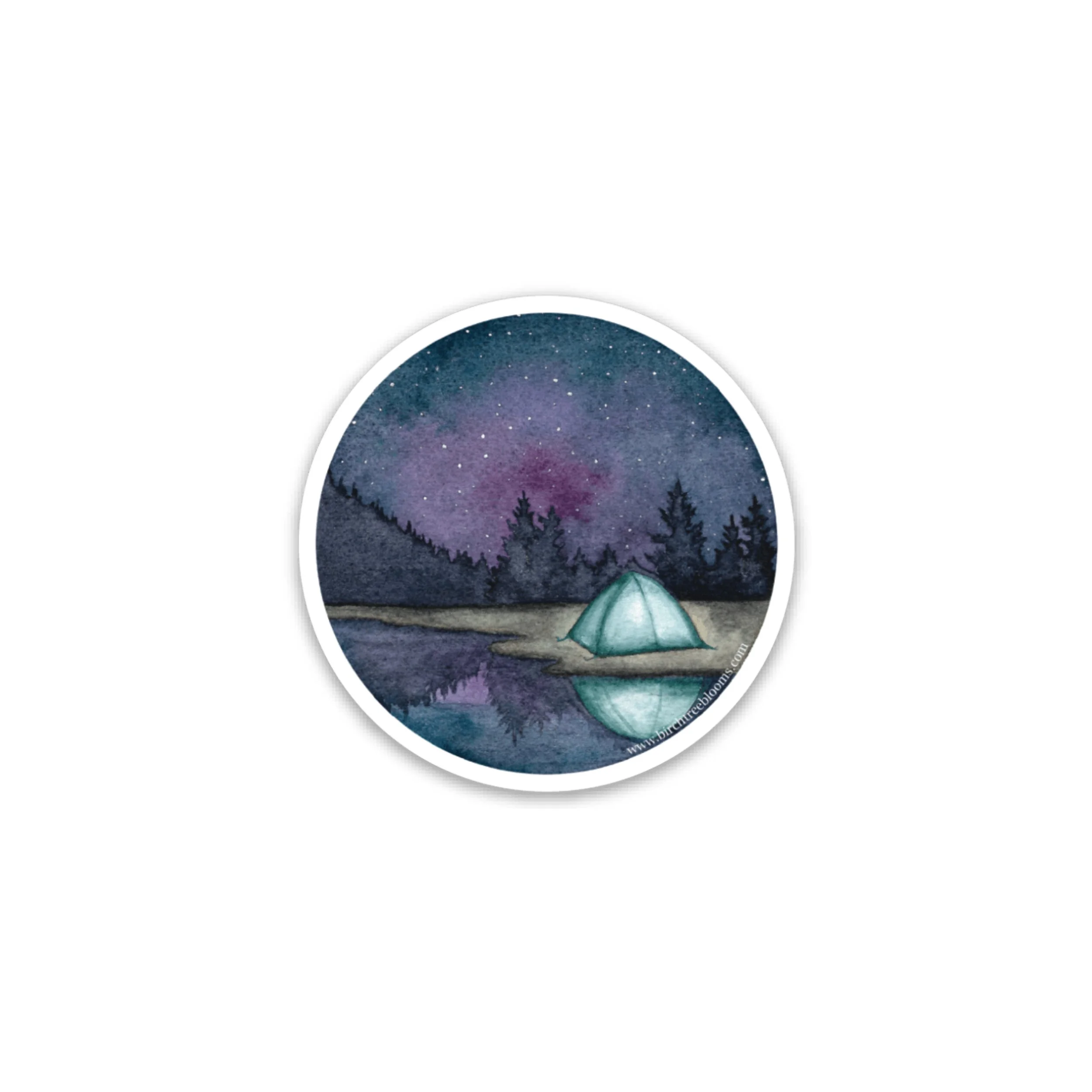 | CAMPING UNDER THE STARS | 2" OR 4" Sticker