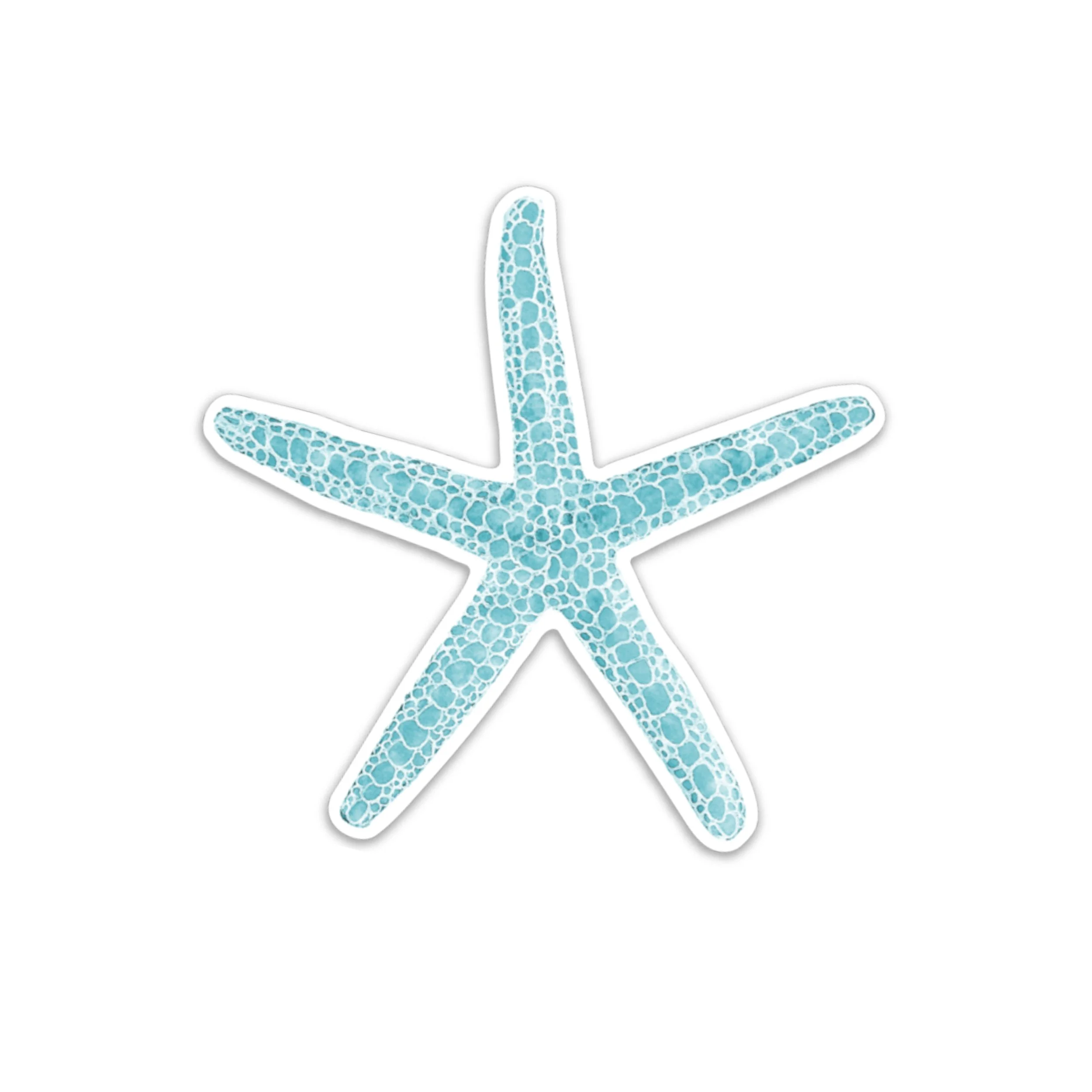| STARFISH BLUE | 3" OR 4" | Sticker