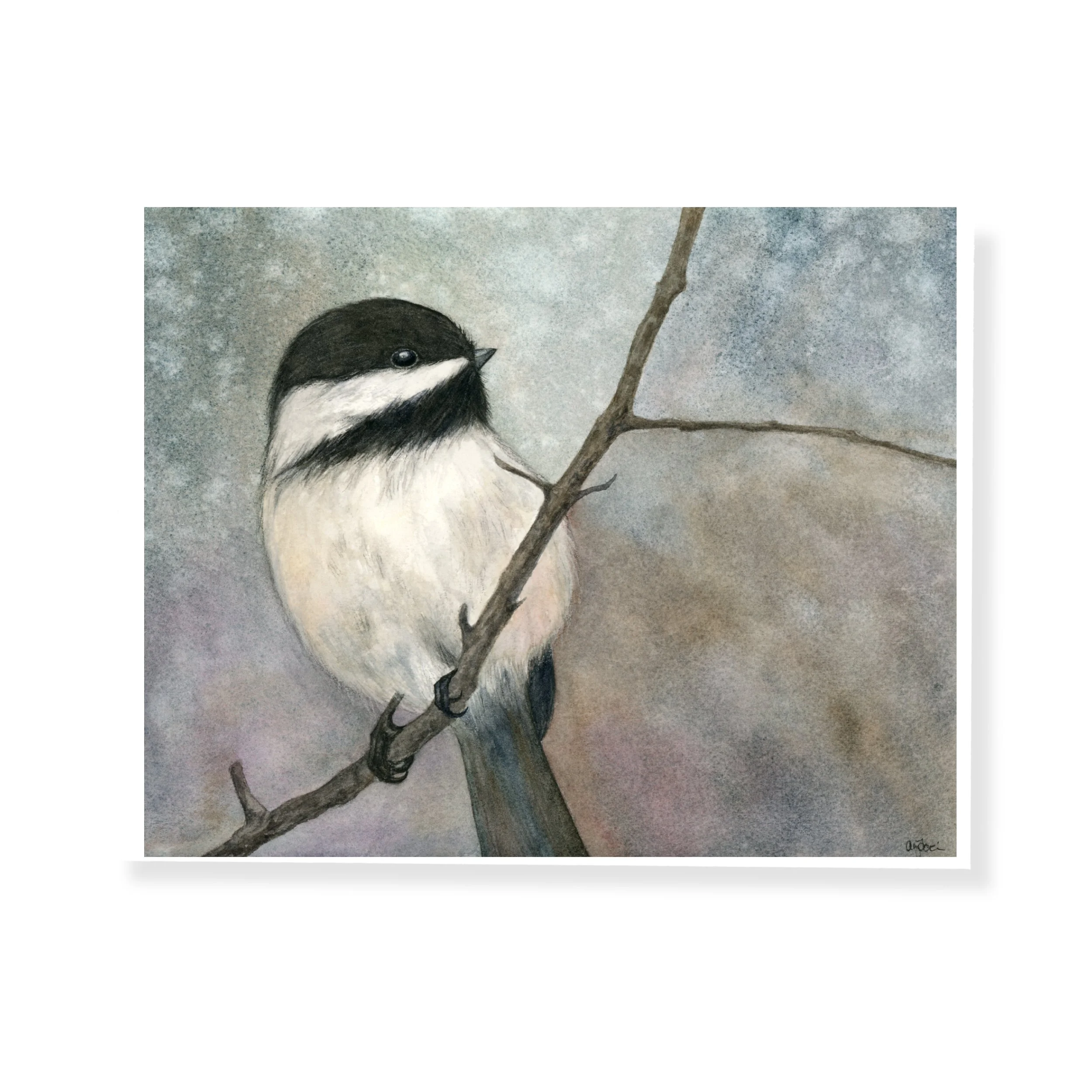 |FROSTY CHICAKDEE| PRINT