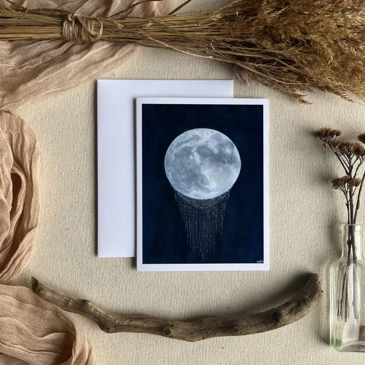 | TEARS OF THE MOON | Greeting Card