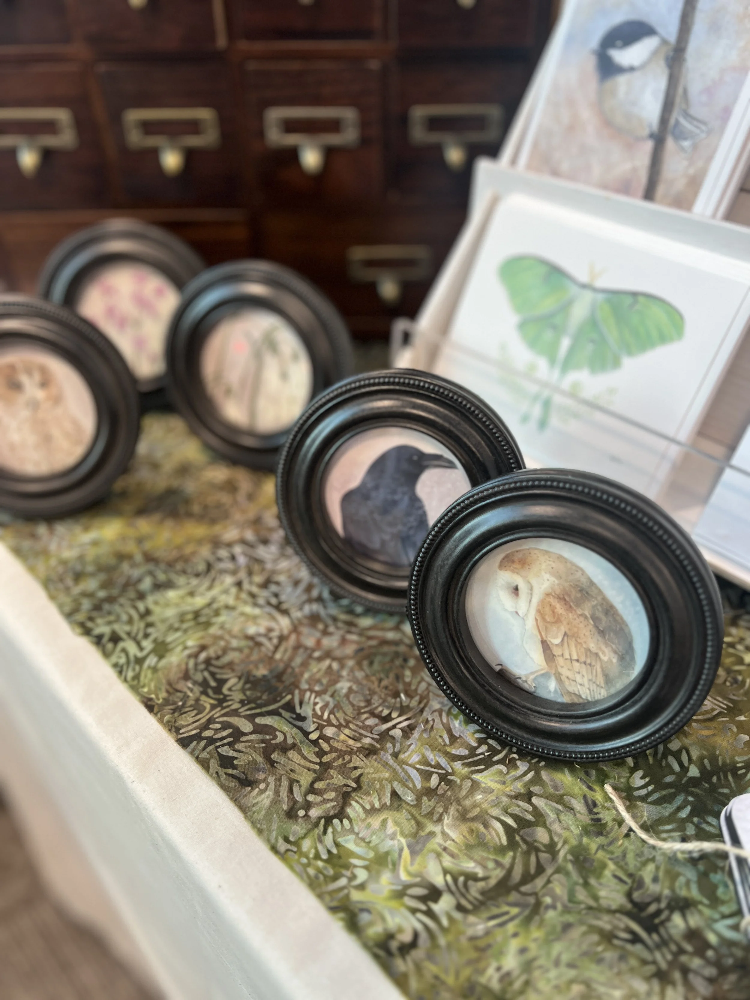 NEW |3" ROUND FRAMED PRINT| Ships in 2-3 weeks