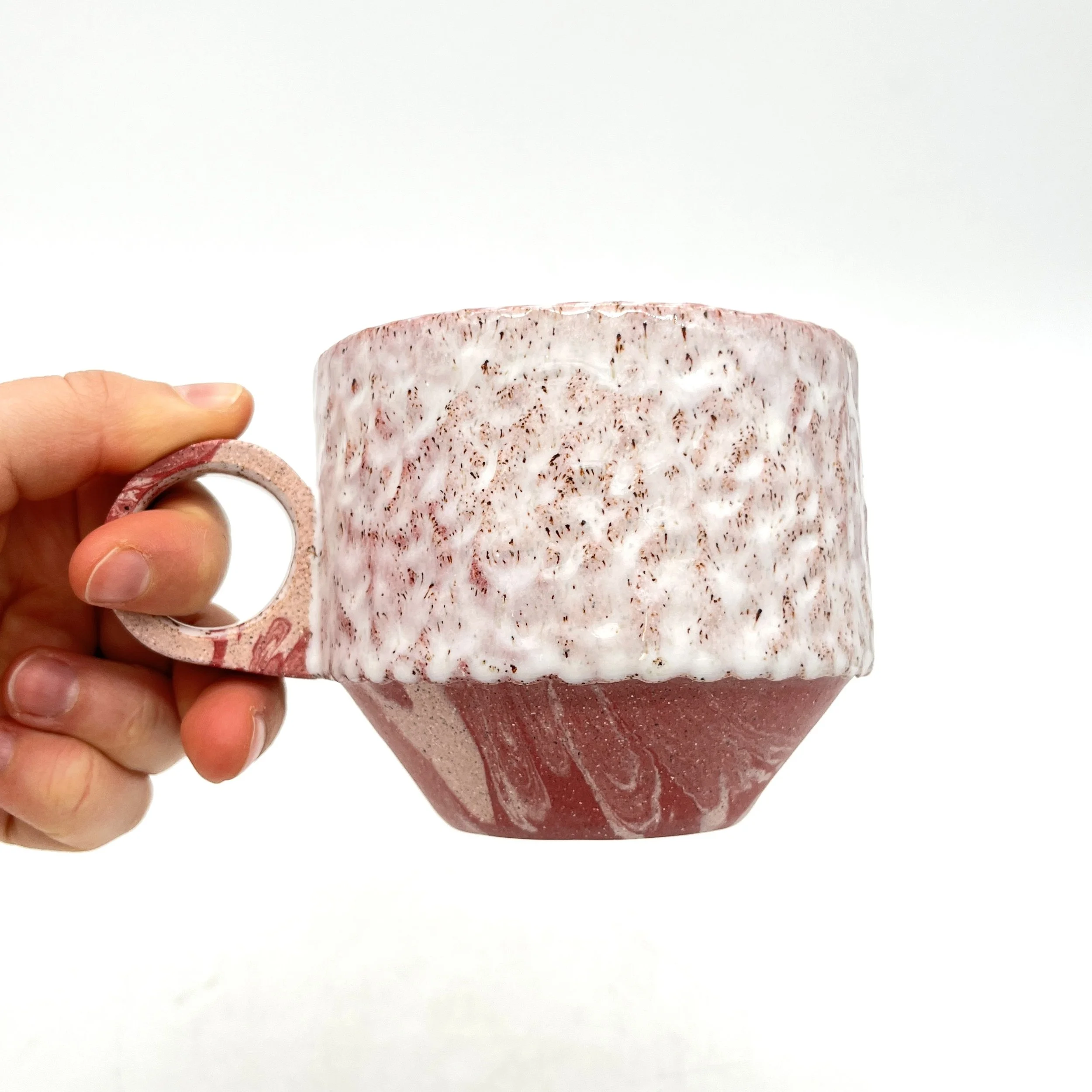 Pink & Red Mug