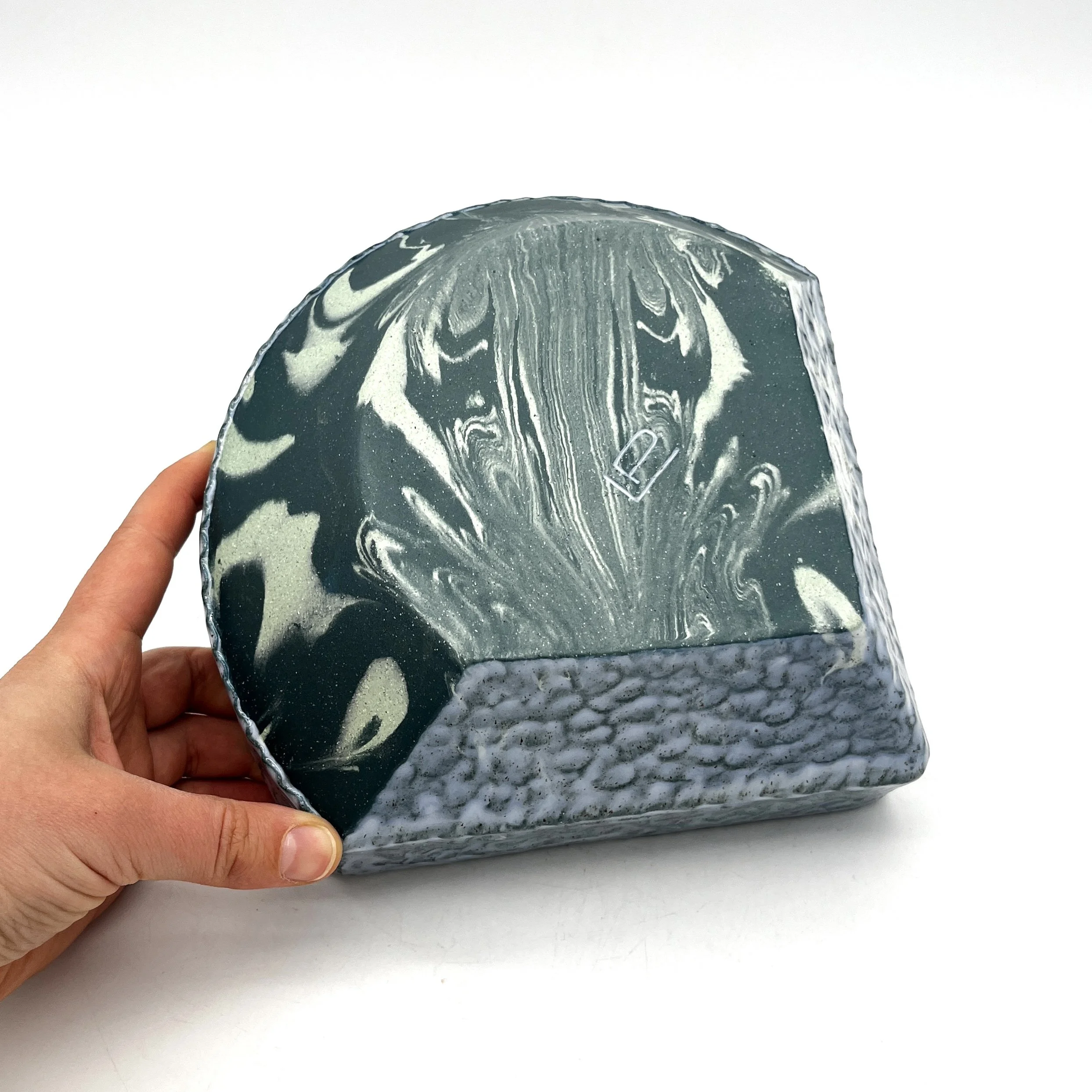 Blue & Green Serving Bowl