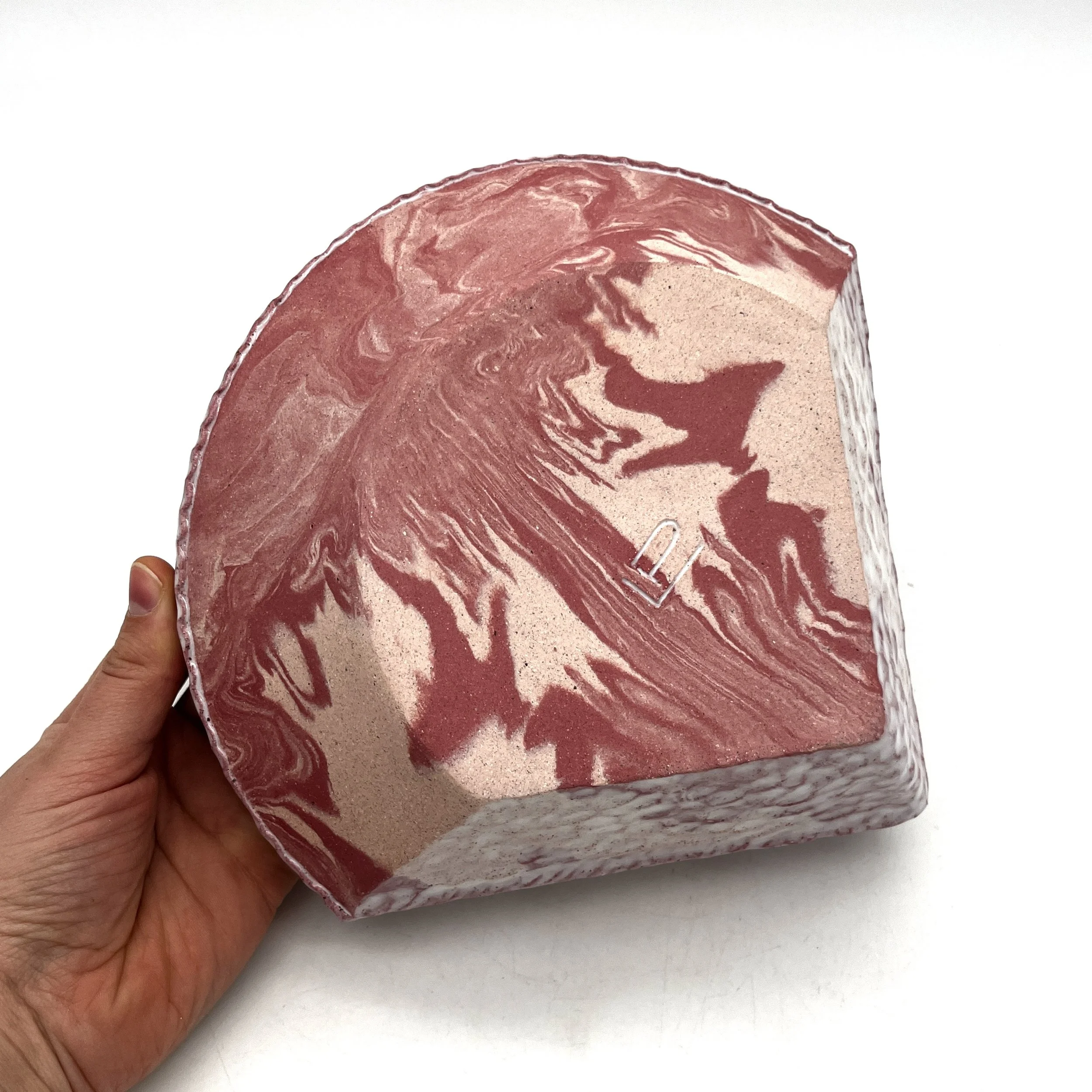 Pink & Red Serving Bowl