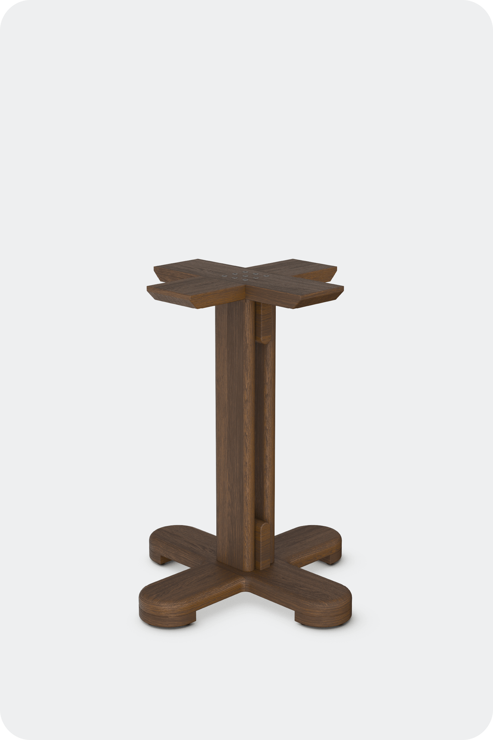 4-Way Timber Woolwich Base [110 x 32] [750mmH].png
