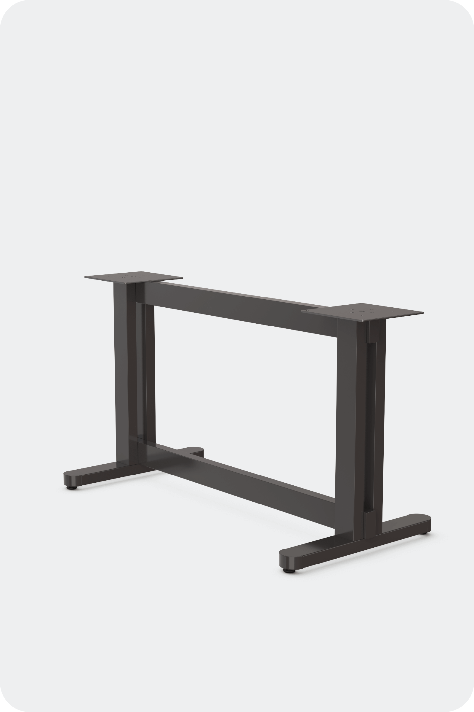 Carriage Steel Base - Round Foot