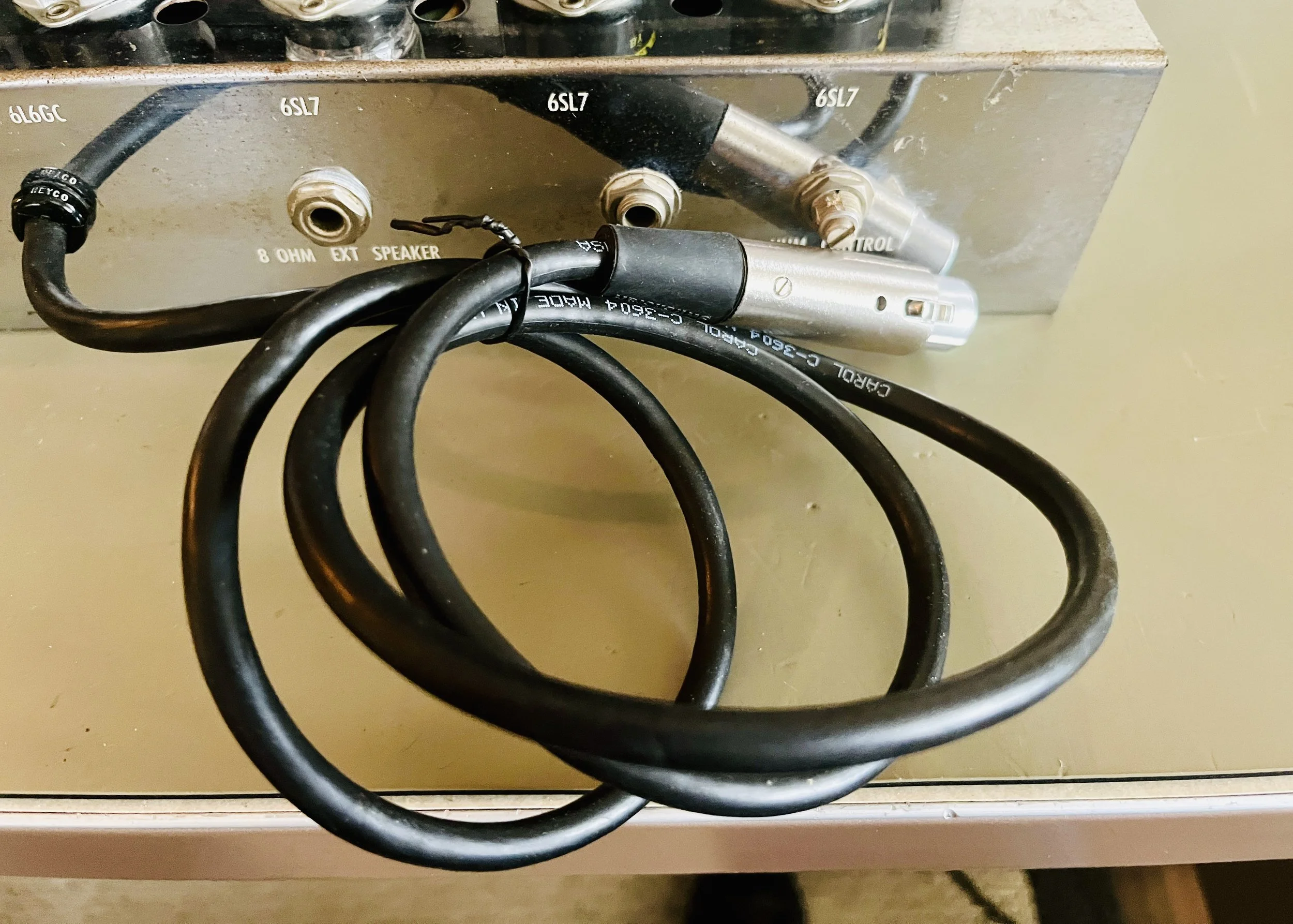 New 4-pin XLR Speaker Cable