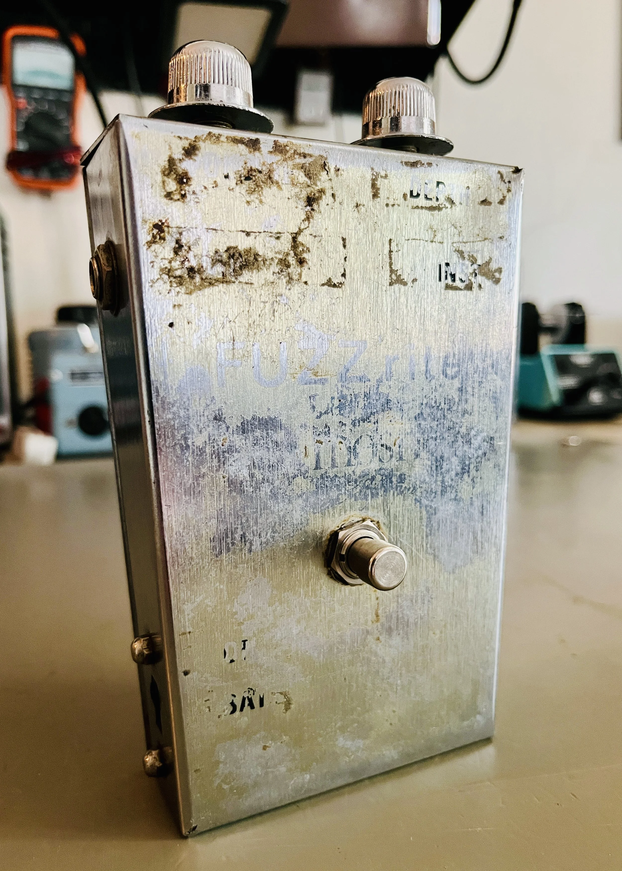 Angle View/Faded Logo