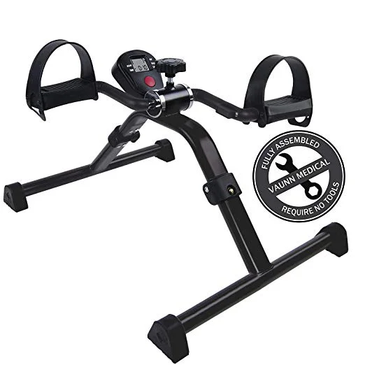 This is an excellent way to strengthen you knees and hips! I actually own one of these and am very pleased with its use. You can increase the tension for a great cardio workout or decrease based on what your fitness level. It also comes with a counter and timer so you can track your progress. This is also good for an upper body workout. This is great to use while you are watching television or reading a book.