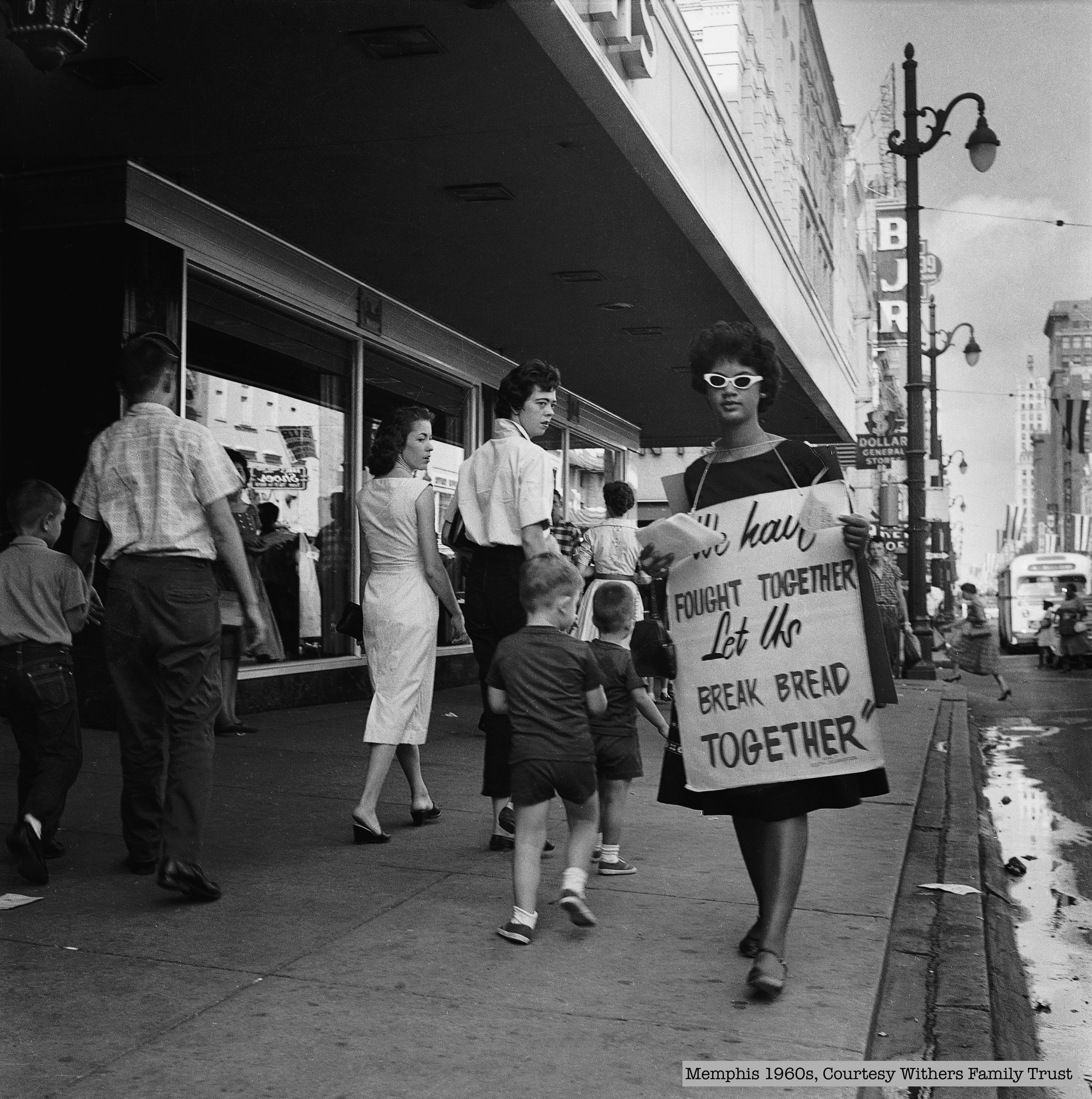 NAACP protester 1960s Memphis c. Withers Family Trust.jpg