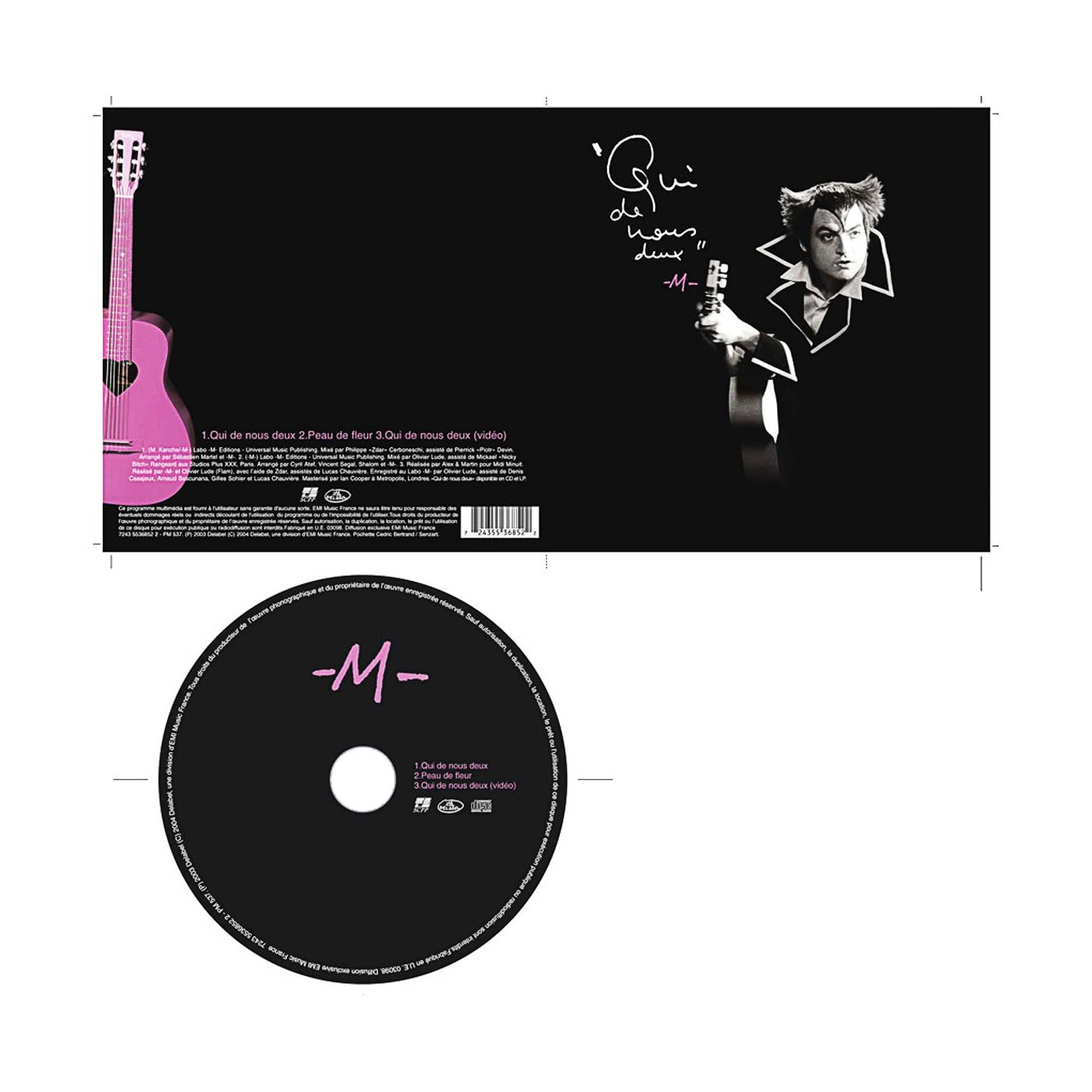 -M- Qui de nous deux. CD single 2003.
