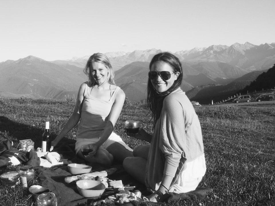 Joanna &amp; Megan, The Pyrennees, France, 2012