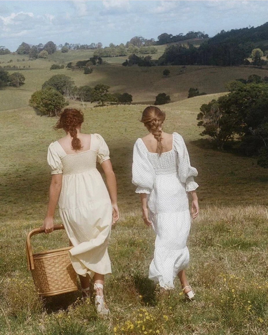 What a thrill to be part of the latest @faithfullthebrand campaign which was shot here in the Byron Hinterland. We&rsquo;ve long been big fans of this label and the photographer @wolfcubwolfcub - total dream team including the lovely @tarraorssich and @joyahtakefala bringing this Picnic At Hanging Rock inspired vision to life 🙌
