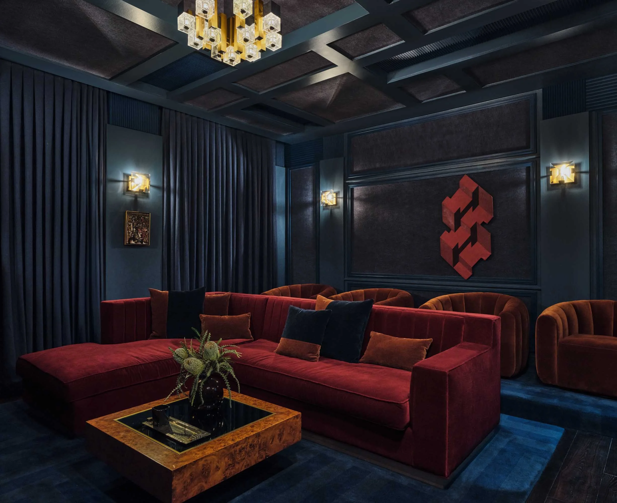 modern screening room design interior design dramatic spaces spectacular theater room design