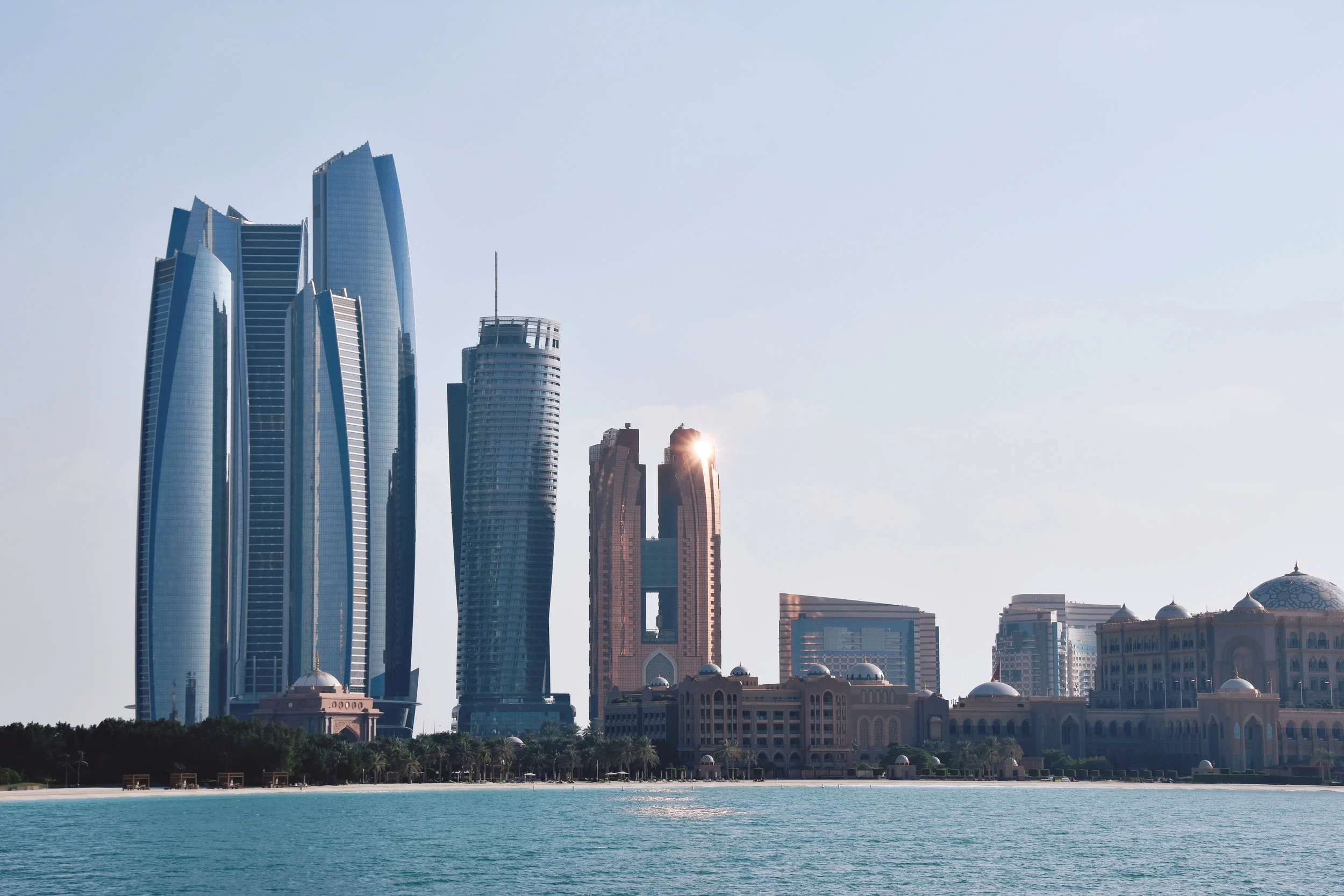  Eithad Towers and neighboring hotels in Abu Dhabi (December 24, 2018) 