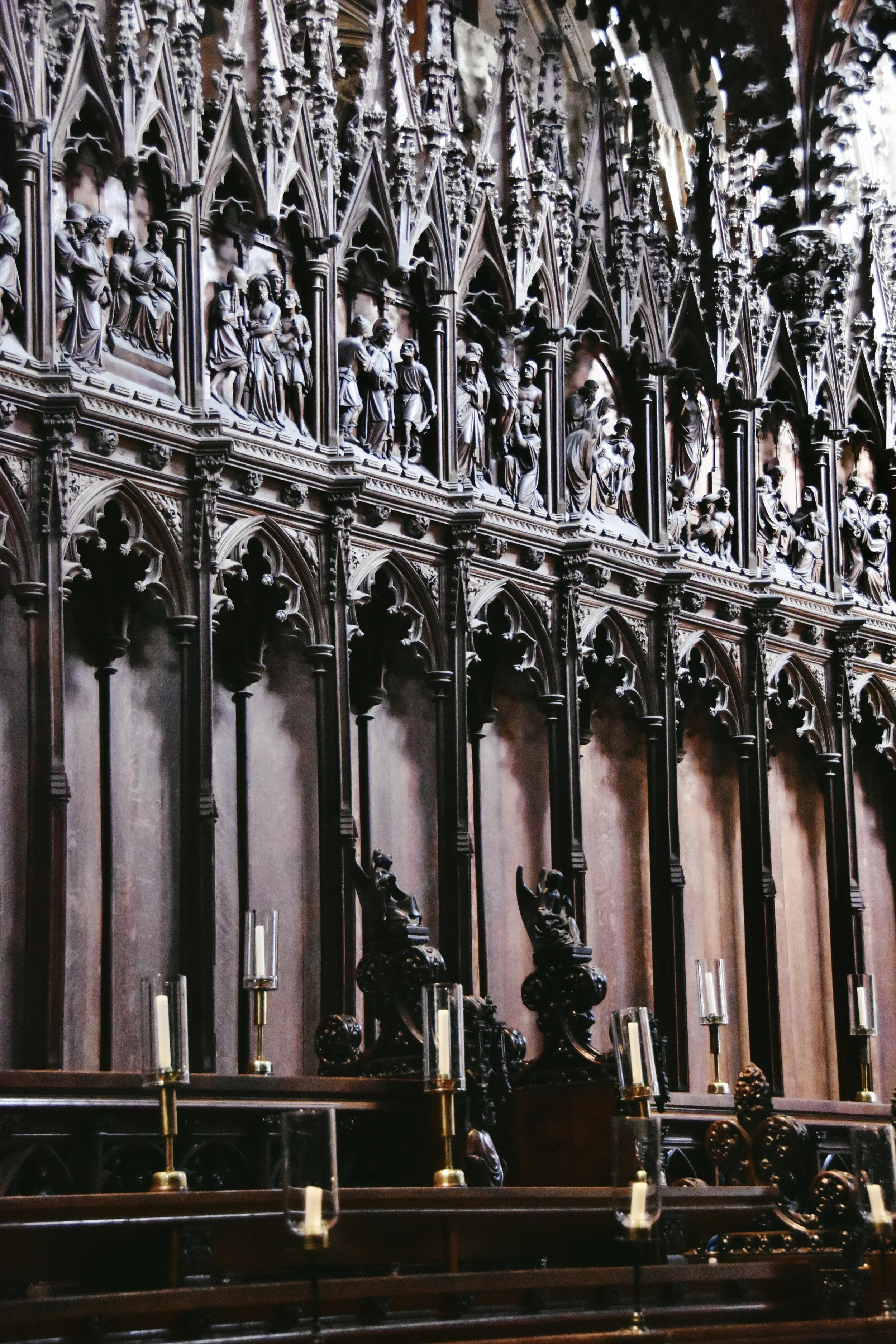  The choir aisles in Ely Cathedral in Ely, Cambridgeshire, England (February 1, 2020) 