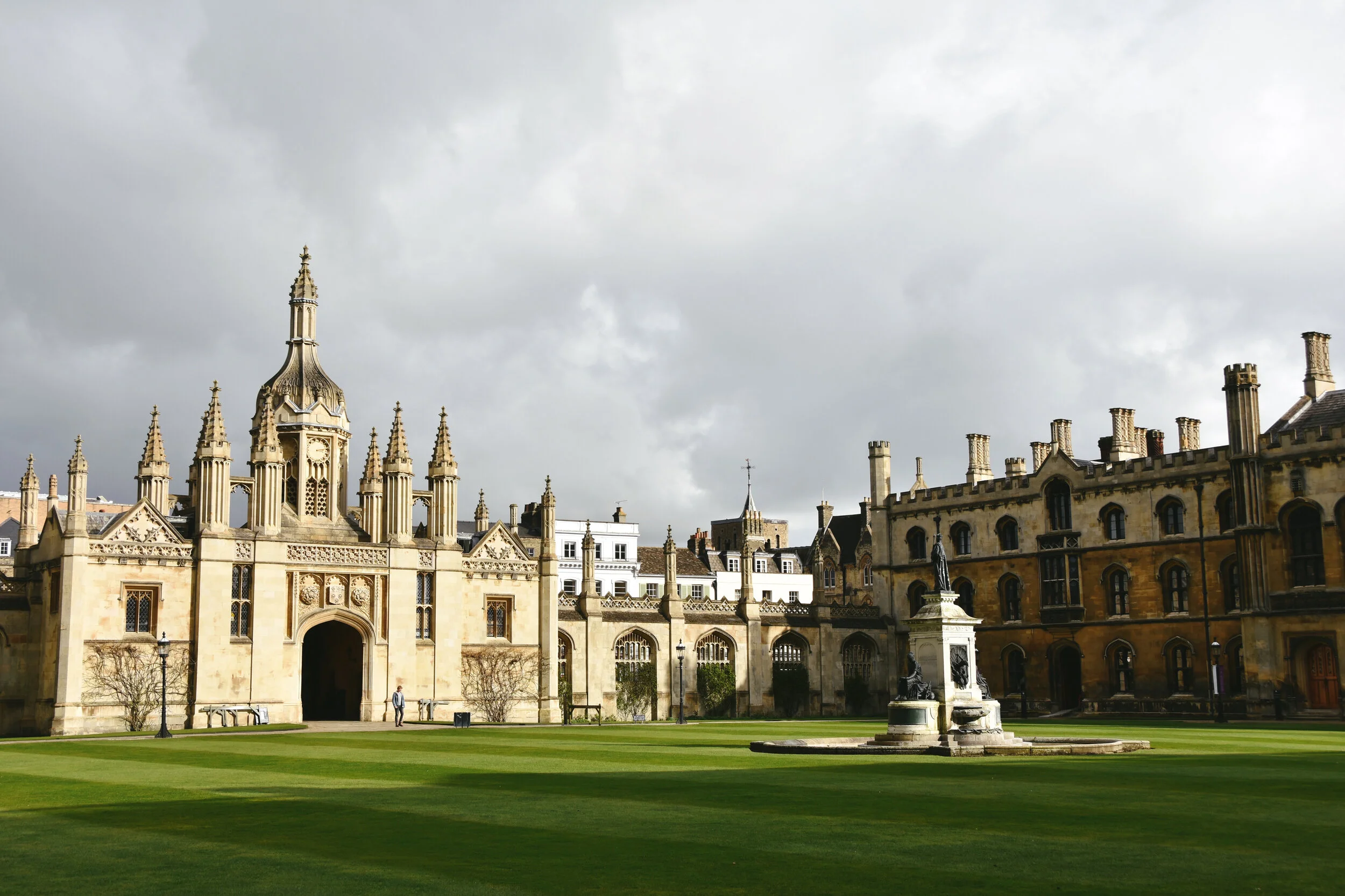  Front Court of King’s College in Cambridge, England (March 17, 2020) 