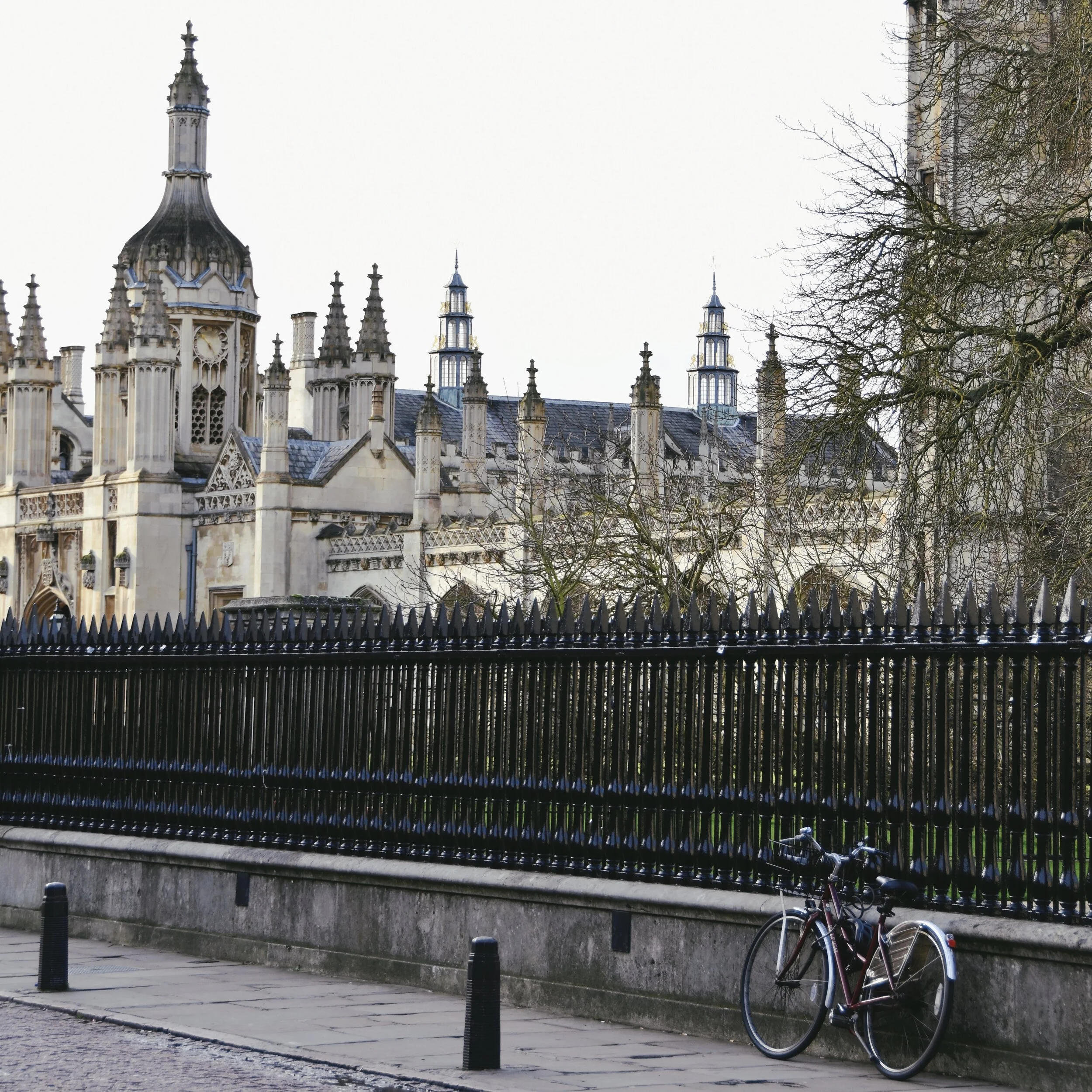  Bike in front of King’s College in Cambridge, England (January 25, 2020) 