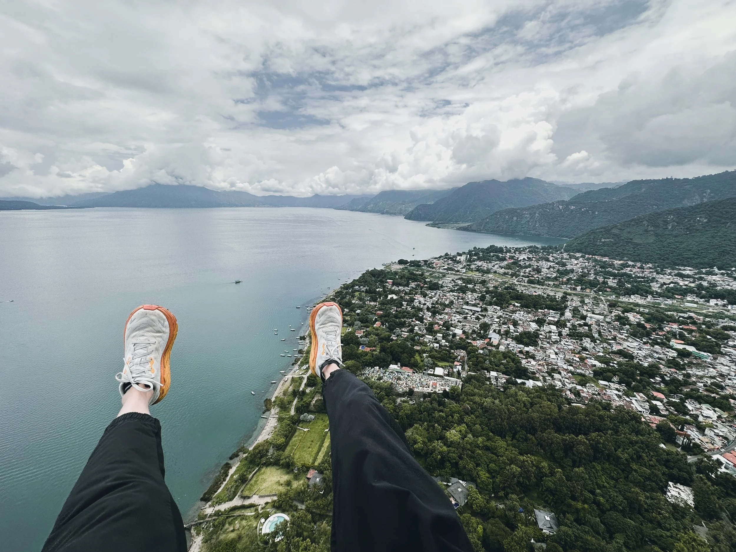  Paragliding over Panajachel. Shot on iPhone. July 8, 2023 