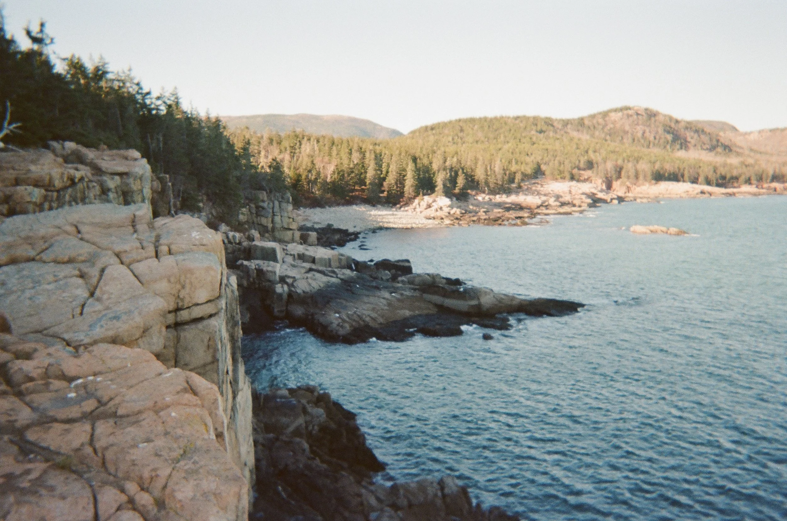  Nov 2023. Kodak film. Otter cliffs. 