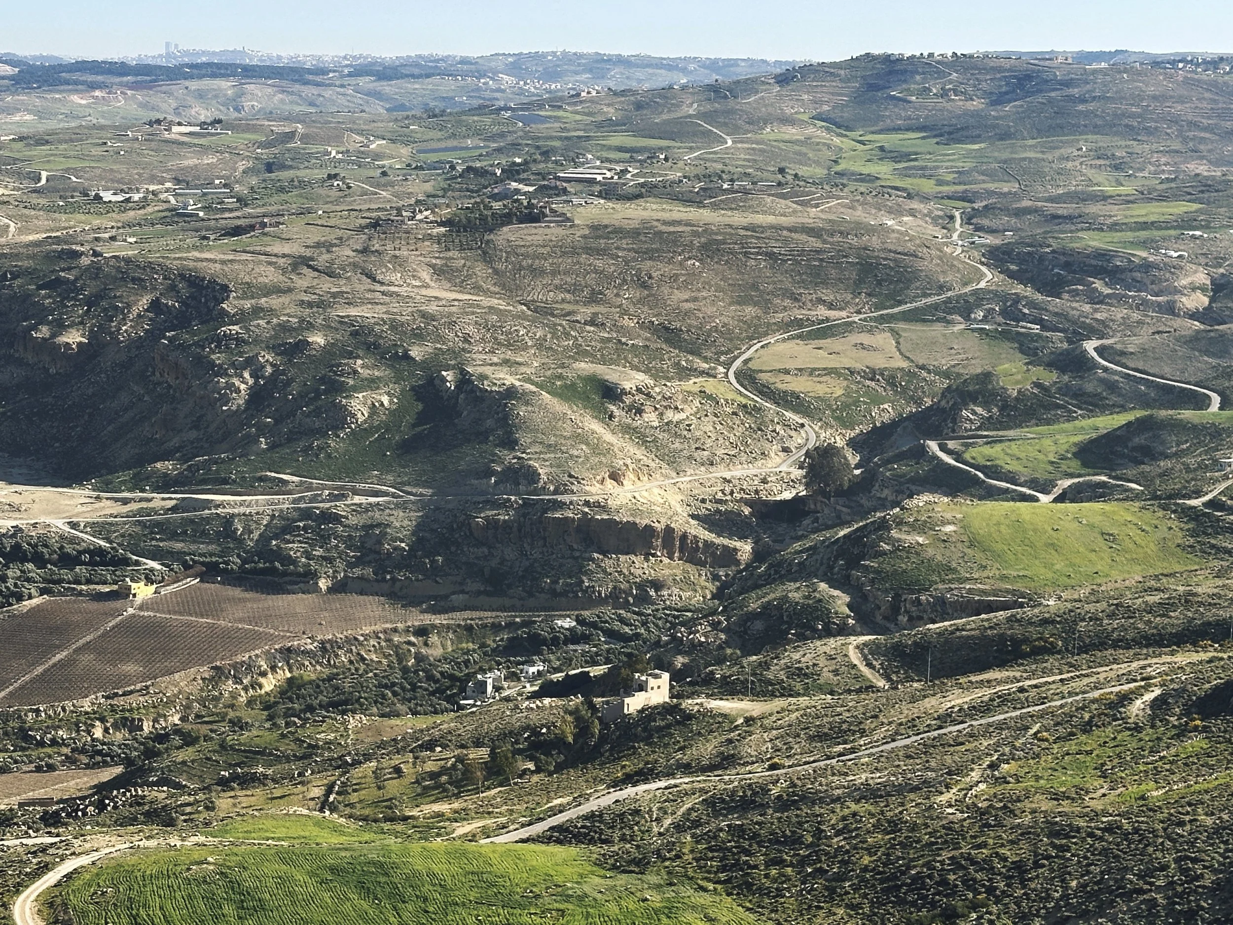  March 2024. Amman. Overlooking bordering countries. 