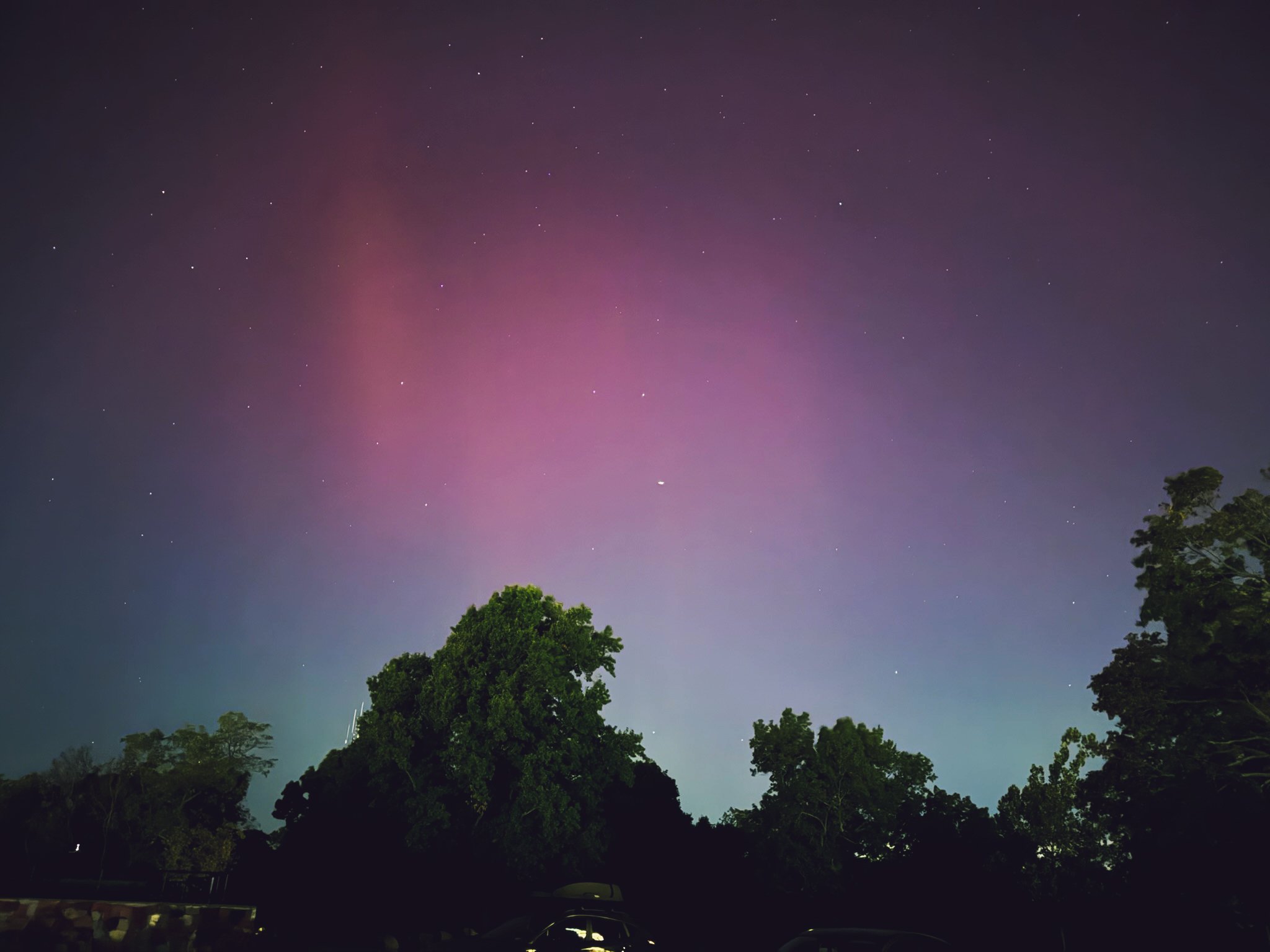  Oct 2024. New Haven. Northern lights. iPhone 13 Pro. 