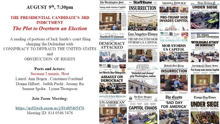 Indictment reading tomorrow!! 

Zoom link (also in bio):

https://us02web.zoom.us/j/81405465476