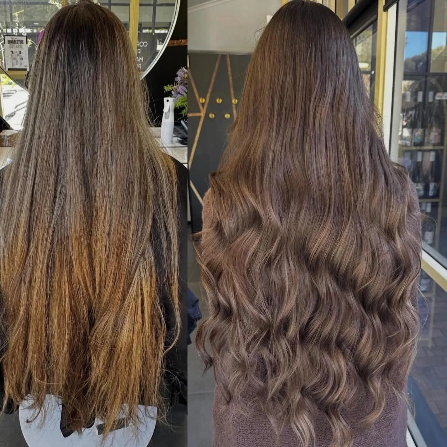 Sweet like chocolate, boy🍫 this stunning transformation by @hairbytavia___ using of course @mukhaircare_global @mukhaircare_professional Base was 7.21 + 7.0 + 10 vol foils of lightener and 20vol Toner was 8.21 + 9.21 + 9.0 + hybrid #muk #mukhaircare