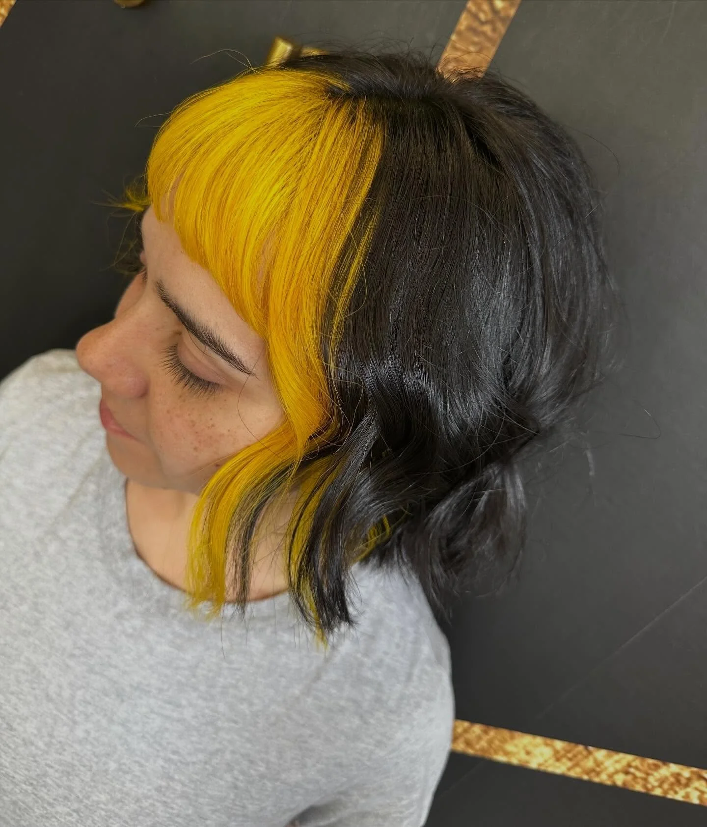 You are my sunshine, my only sunshine 🌞 ☀️ using @pravana.australia @evolvehairconcepts @pravana @hairbytavia___ used powder and 20vol toned with vivids yellow #canberrasbesthairdresser #canberrasbestcolorist #canberrabestcolourist #vivids #canberra