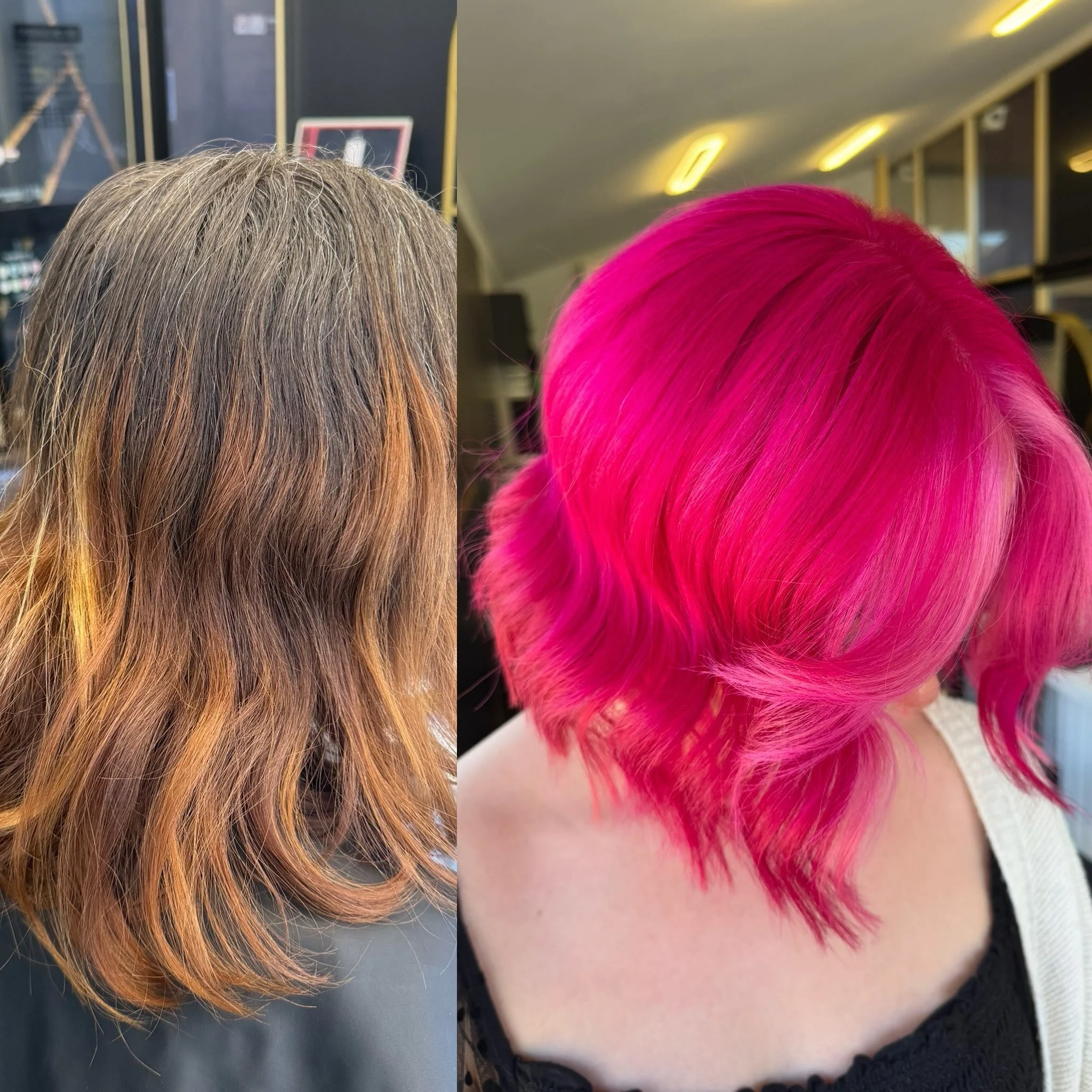We are tickled pink by this stunning look by @hairbytavia___ using of course @pravana.australia @evolvehairconcepts @pravana power lightener as well as vivids magenta and pink #canberrasalon #canberracolourist #canberrahairdresser #canberrahairsalon