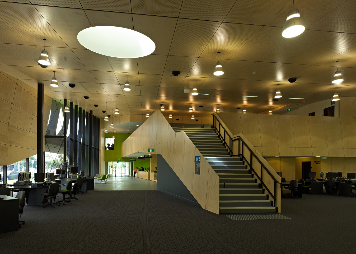 Paul Morgan Architects NMIT Student Centre, Epping interior